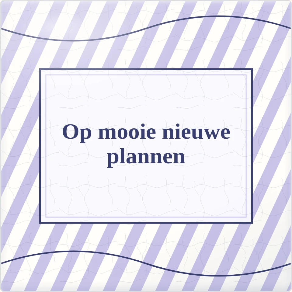 Tegeltje met tekst op mooie nieuwe plannen van keramiek in detail