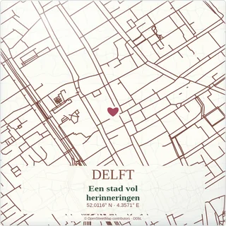Tegeltje met tekst delft een stad vol herinneringen van keramiek in detail
