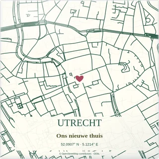 Tegeltje met tekst utrecht ons nieuwe thuis van keramiek in detail