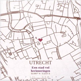 Tegeltje met tekst utrecht een stad vol herinneringen van keramiek in detail
