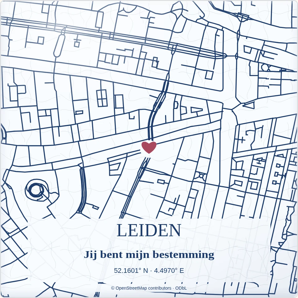 Tegeltje met tekst leiden jij bent mijn bestemming van keramiek in detail