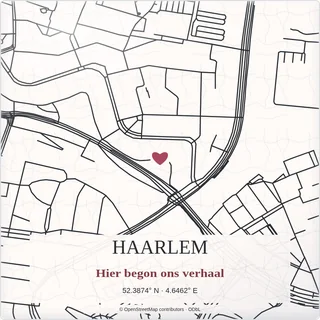 Tegeltje met tekst haarlem hier begon ons verhaal van keramiek in detail