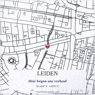 Tegeltje met tekst leiden hier begon ons verhaal van keramiek in detail