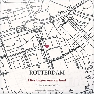 Tegeltje met tekst rotterdam hier begon ons verhaal van keramiek in detail