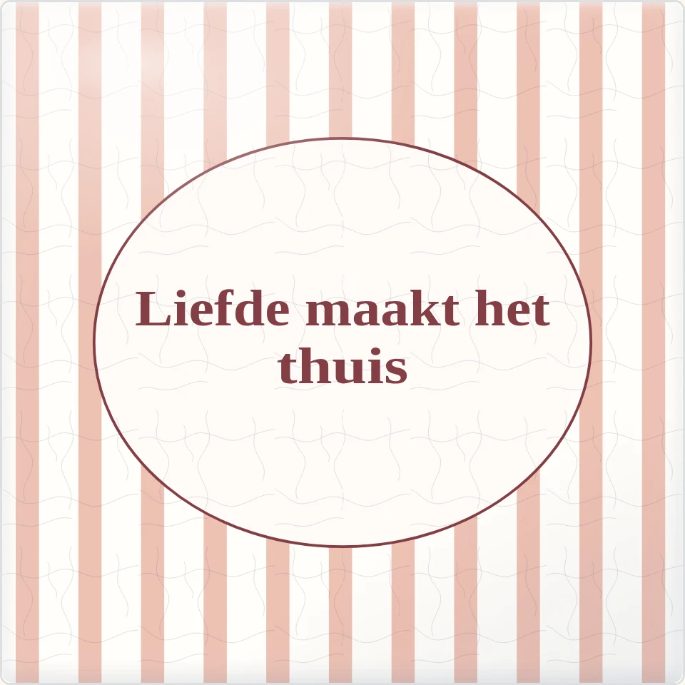 Tegeltje met tekst liefde maakt het thuis van keramiek in detail