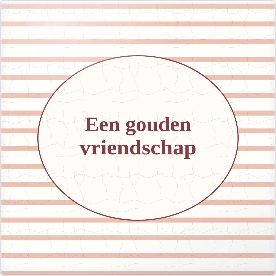 Tegeltje met tekst een gouden vriendschap van keramiek in detail