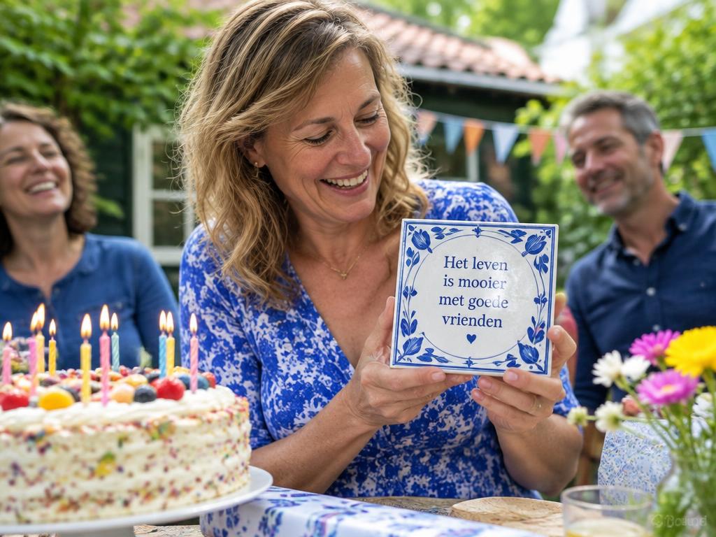 Tegeltje cadeau voor verjaardag